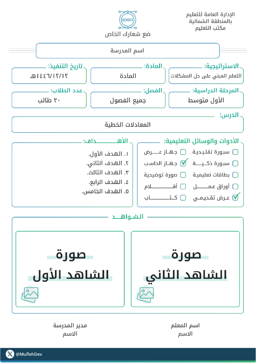 نموذج تنفيذ استراتيجية مختصر [بالشعار المناسب لك]: 