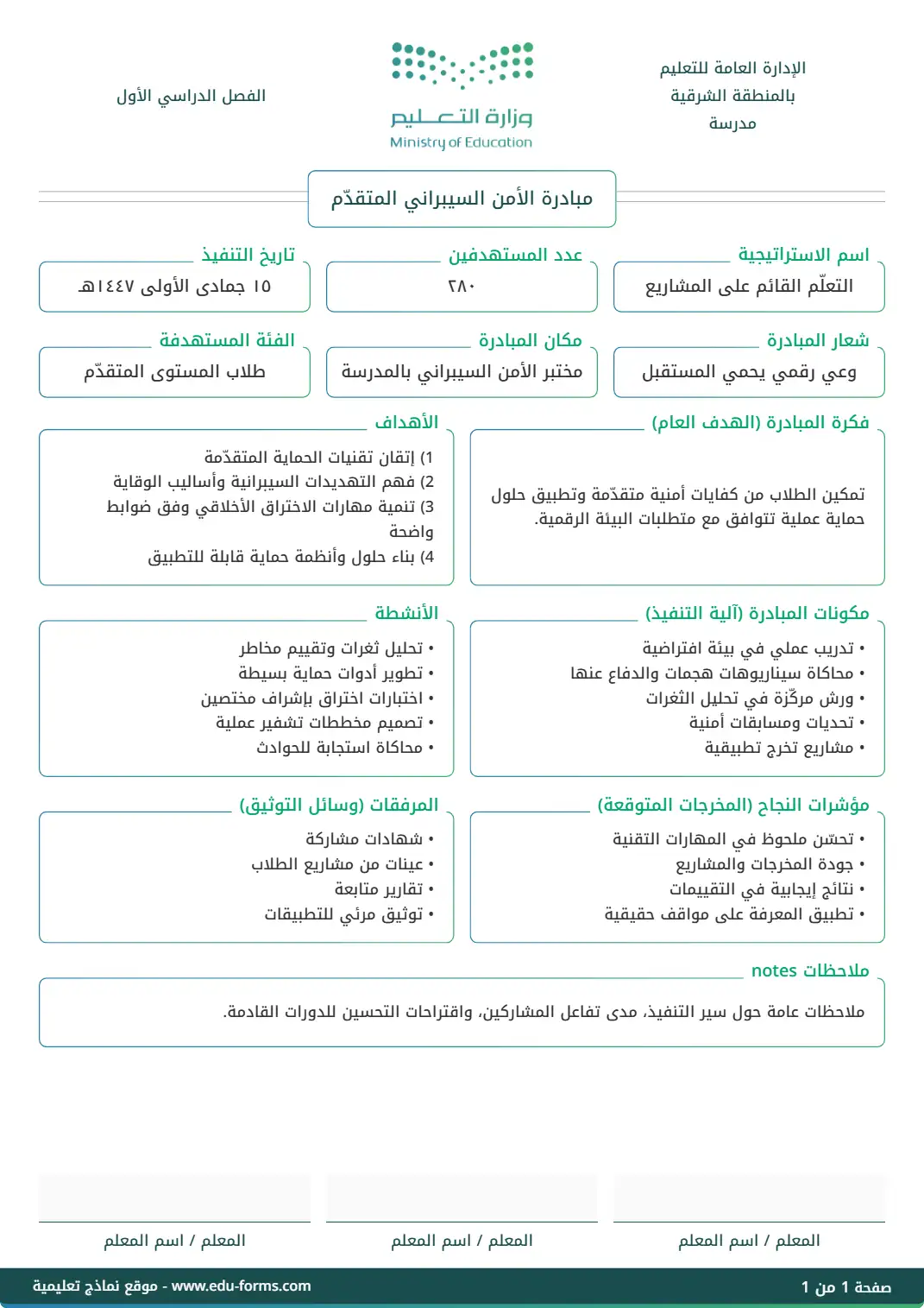 مبادرة الأمن السيبراني المتقدم: 